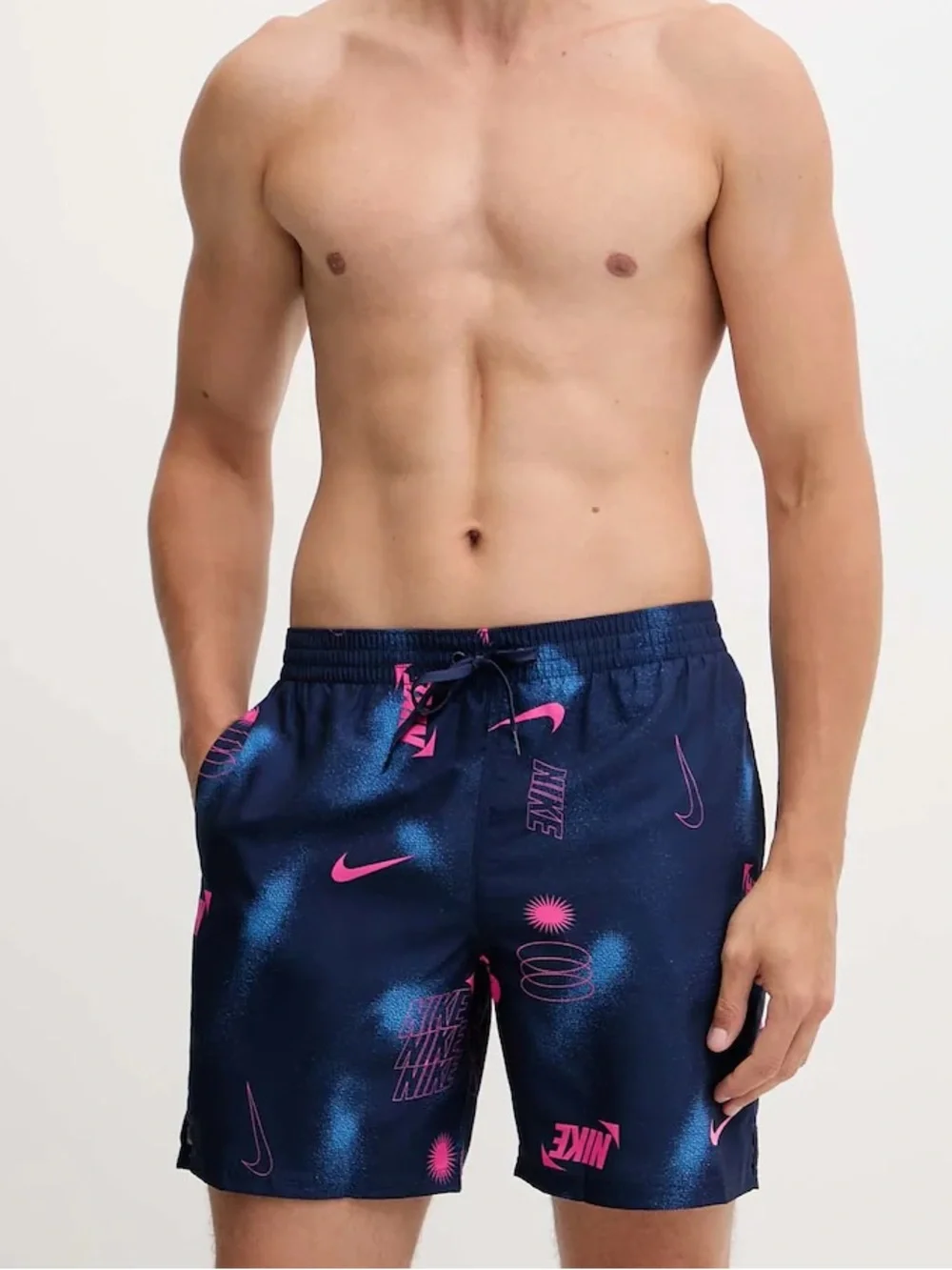 Nike Navy volley swim shorts
